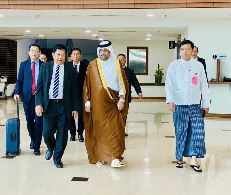 The Myanmar delegation led by U Than Swe, Deputy Prime Minister and Union Minister for Foreign Affairs of the Republic of the Union of Myanmar, left Yangon to attend the 3rd Summit of the Asia Cooperation Dialogue (ACD)